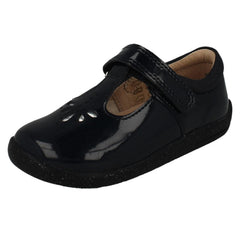 Girls Startrite T-Bar Laser Detailed Shoes Puzzle