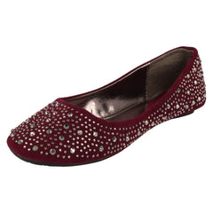 Girls Cutie Studded Ballerina Shoes