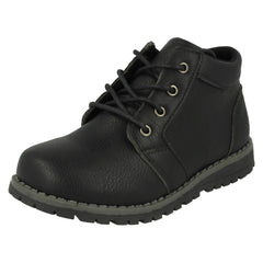 Boys JCDees Trendy Lace Up Ankle Boots