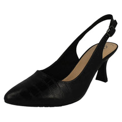 Ladies Clarks Buckle Fastening Slingback Shoes Kataleyna Step