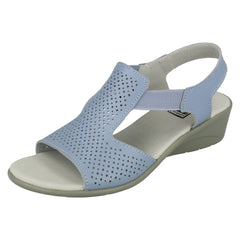 Ladies Down To Earth Casual Wedge Sandals F10879