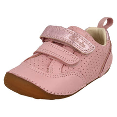 Childrens Clarks Casual Hook And Loop Strap Shoes Tiny Sky T