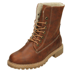 Ladies Down To Earth Fleece Lined Calf Boots