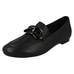 Ladies Remonte Smart Flat Shoes With Chain Detail D0K00