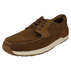 Mens Hush Puppies Lace Up Boat Shoes Flynn Boat Shoe