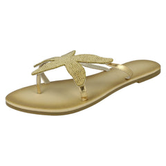 Ladies Savannah Beaded Starfish Toe Post Sandals