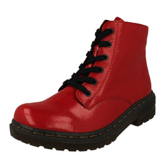 Ladies Rieker Lace Up Detailed Ankle Boots 78240