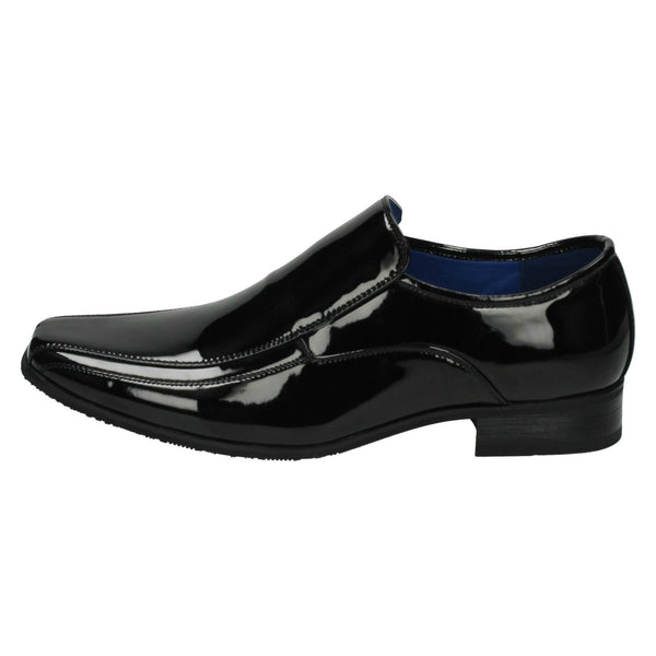 Mens Thomas Blunt Low Heel Plain Casual With Tongue A1094