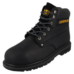 Mens Caterpillar Lace Up Leather Wide Safety Boots - Powerplant Sb Hro P72462