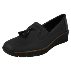 Ladies Rieker Tassel Detail Formal Shoe 53751