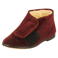 Ladies Lady Love Strap Bootee Slippers - Alberta