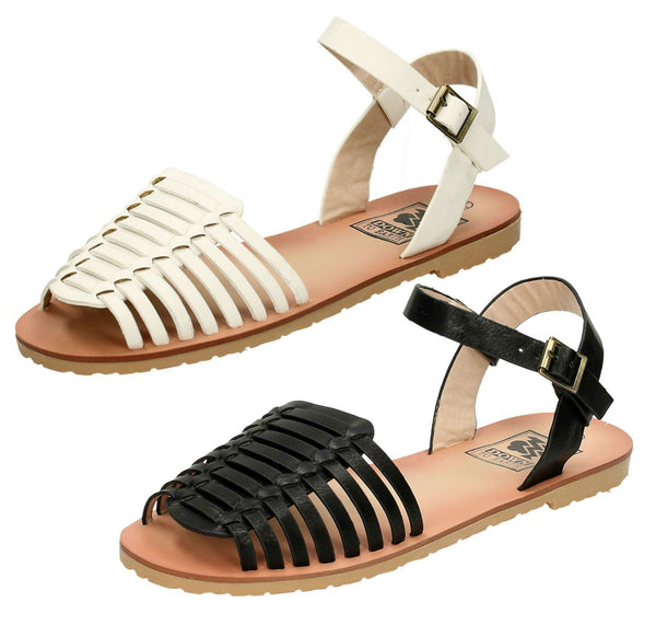 Ladies Casual Down To Earth Strappy Sandals