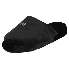Ladies Spot On Flower Detailed Mule Slippers 20J4686