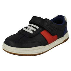 Boys Clarks Low-Top Sporty Style Trainers - Fawn Family