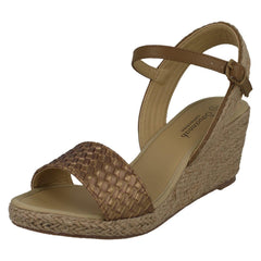 Ladies Savannah Rope Wedge Sandals