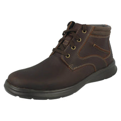 Mens Clarks Casual Lace Up Ankle Boots Cotrell Rise