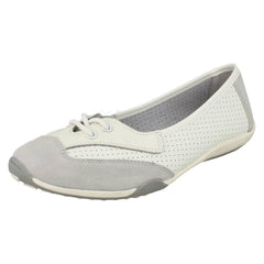 Ladies Down To Earth Flat Comfort Ballerinas