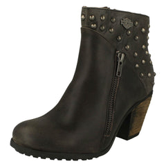 Ladies Harley Davidson Heeled Ankle Boots Wexford