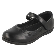 Girls Spot On School Shoes H2561