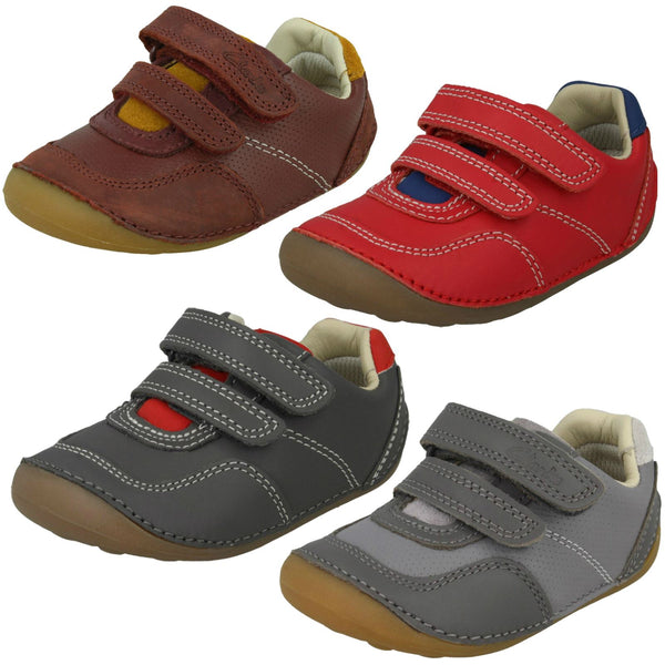 Boys Clarks Casual First Shoes Tiny Dusk