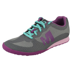 Ladies Merrell Lace Up Trainers Civet