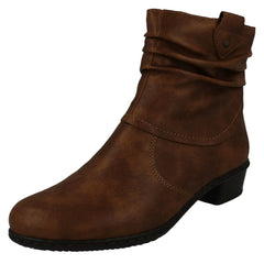 Ladies Rieker Fleece Lined Ankle Boots Y0771/24