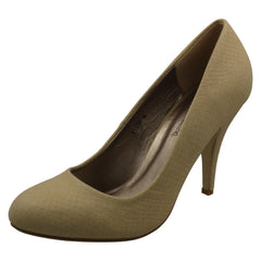 Ladies Spot On High Heel Court Shoe