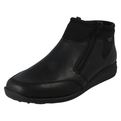 Ladies Rieker Extra Wide Double Zip Ankle Boots 47270
