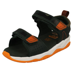 Childrens PLAYPRINT Collection By Clarks Big Cat Detailed Sandals Clowder Print