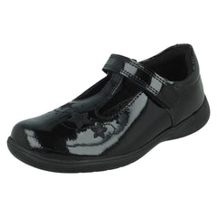 Girls Startrite T-Bar School Shoes Star Jump