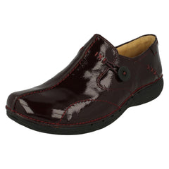 Ladies Clarks Un Structured Slip On Shoes Un Loop