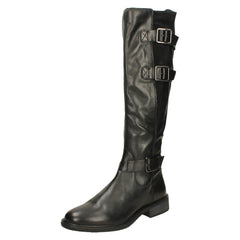 Ladies Clarks Knee High Boots Cologne Up