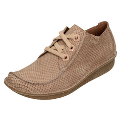 Ladies Clarks Comfortable Lace Up Shoes Funny Dream