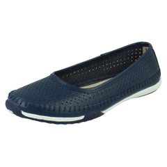 Ladies Down To Earth Ballerina Casual Shoes F80573