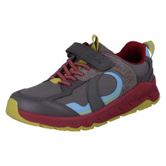 Kids Clarks Playprints Elasticated Sporty Trainers Selva Hero