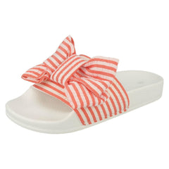 Girls Spot On Stripey Sliders