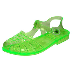 Ladies Spot On Transparent Jelly Shoes