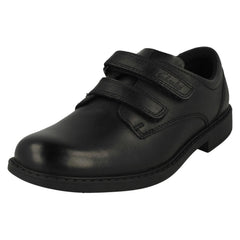 Boys Clarks Formal Hook & Loop School Shoes Scala Pace