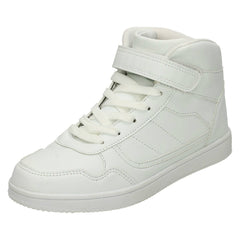 Ladies Spot On Mid Platform Trainers