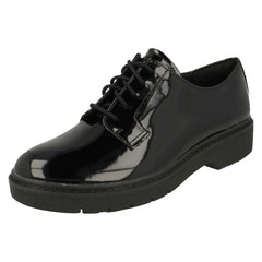 Ladies Clarks Chunky Sole Lace Up Shoes Witcombe Lace