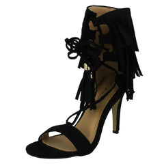 Ladies Anne Michelle Tassle Open Toe Heels