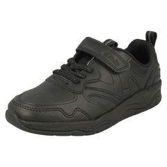 Boys Clarks Lightweight Paw Print Detailed School Shoes Clowder Sprint