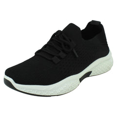 Ladies Spot On Lace Up Trainers F7200