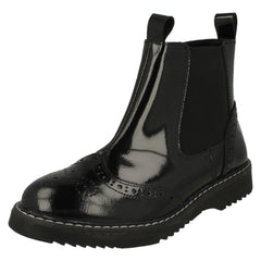 Girls Angry Angels By Startrite Brogue Detailed Ankle Boots Revolution