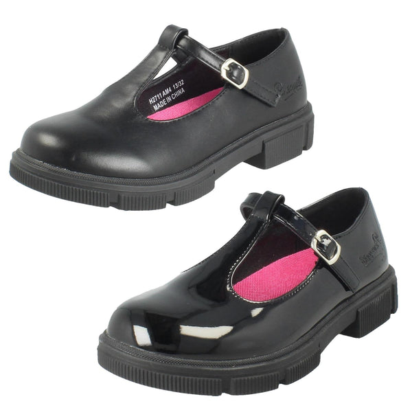 Girls Pineapple Mary Jane School Shoes H2711