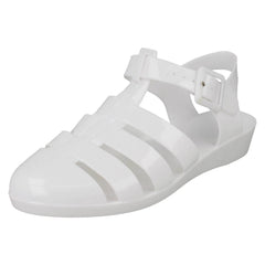 Ladies Spot On Casual Jelly Sandals