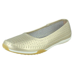 Ladies Down To Earth Ballerina Casual Shoes F80573