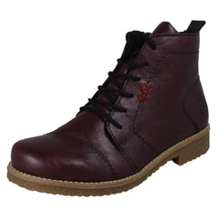 Ladies Fleece Lined Zip Fastening Ankle Boots 73500