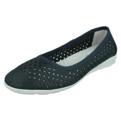 Ladies Eaze Flat Casual Ballerinas F80505