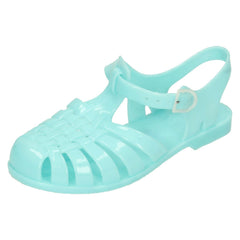 Girls Spot On Closed Toe Jelly Sandals